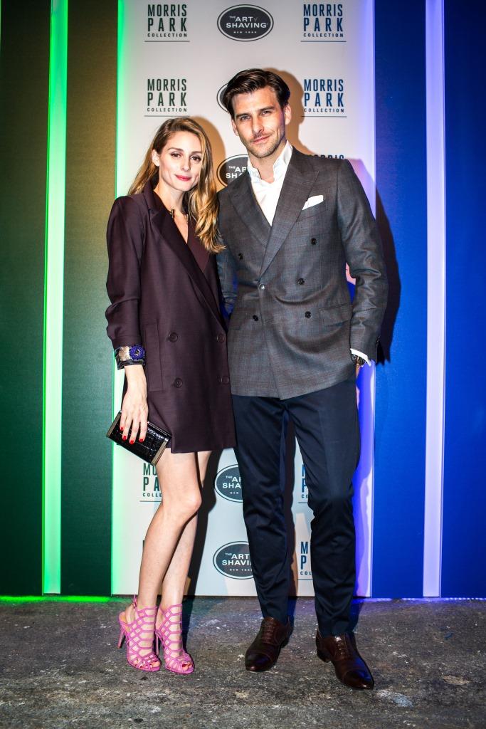 Johannes Huebl and Olivia Palermo explained, “The Morris Park Collection combines the look of a classic car with a modern design in three bright, eye-catching colors. We love the racecar-themed names, which are a fashion-forward twist to incorporate into a daily grooming routine.” 