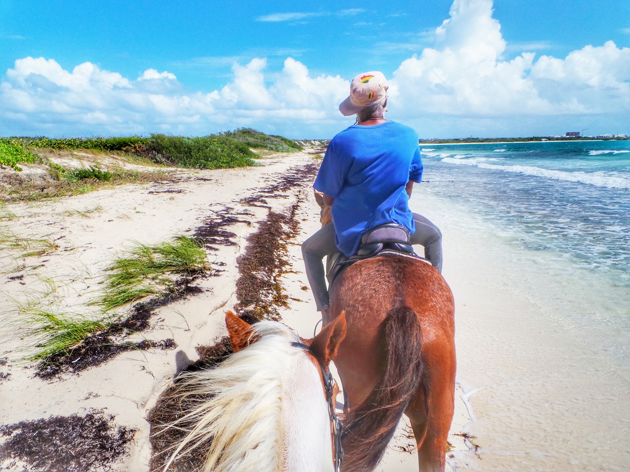 Be sure to take advantage of the horseback riding on the beach. Very relaxing!