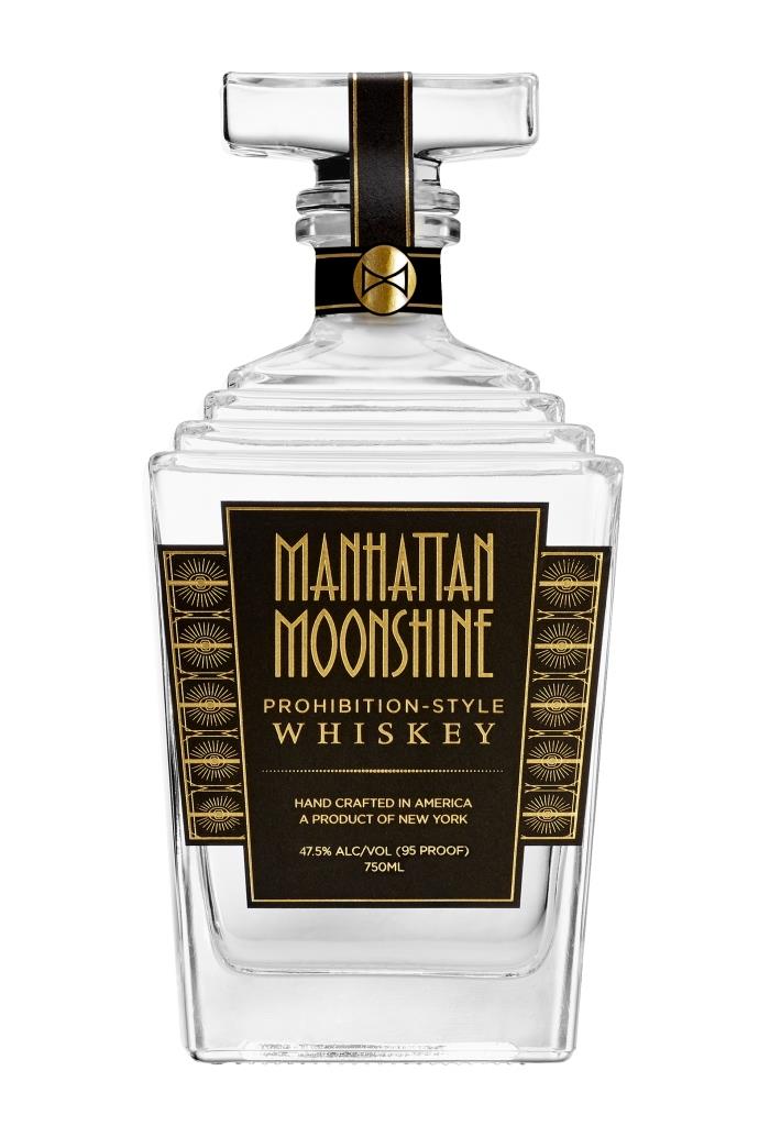 Manhattan Moonshine 750ml Front NEW May 2016